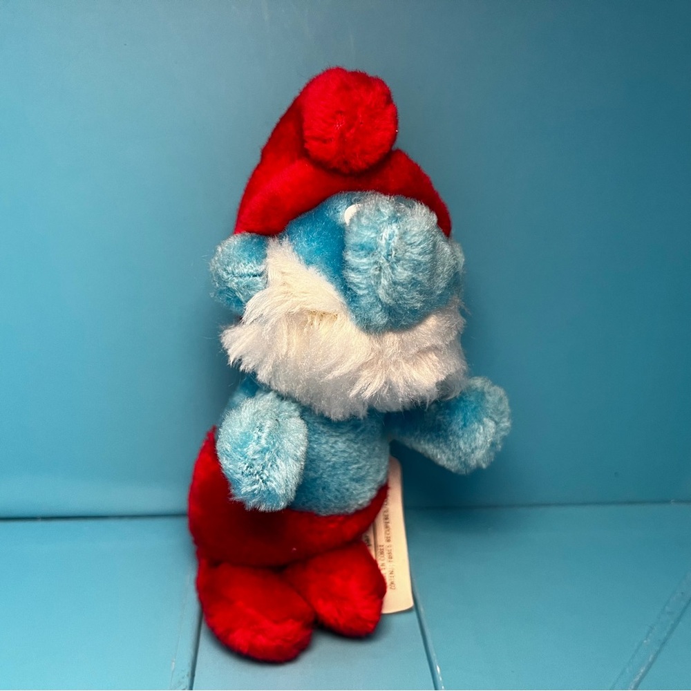 Ganz - The Smurfs - Papa Smurf 6” Plush 1981